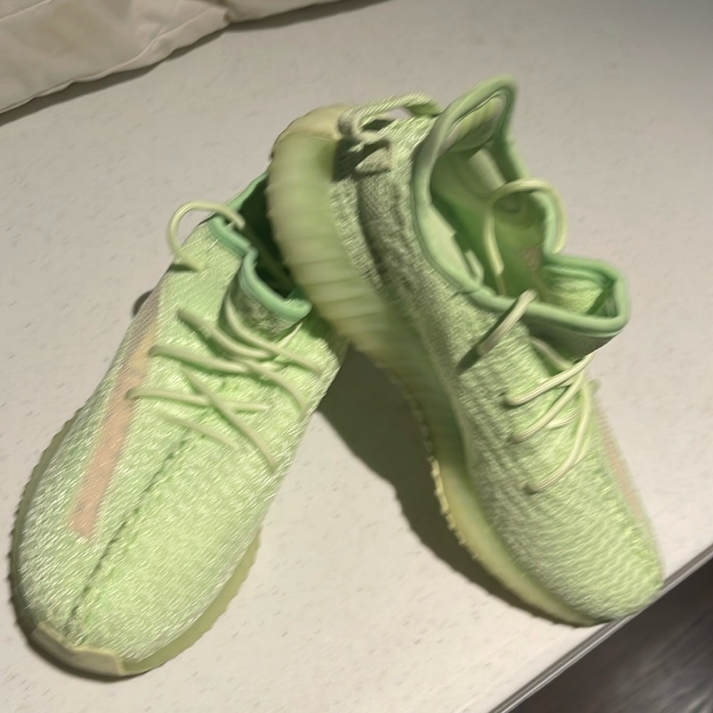 Yeezy kids Neon green boost